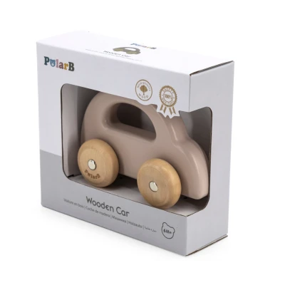 Viga 44225 PolarB Drewniane autko dla malucha | Pan Piksel