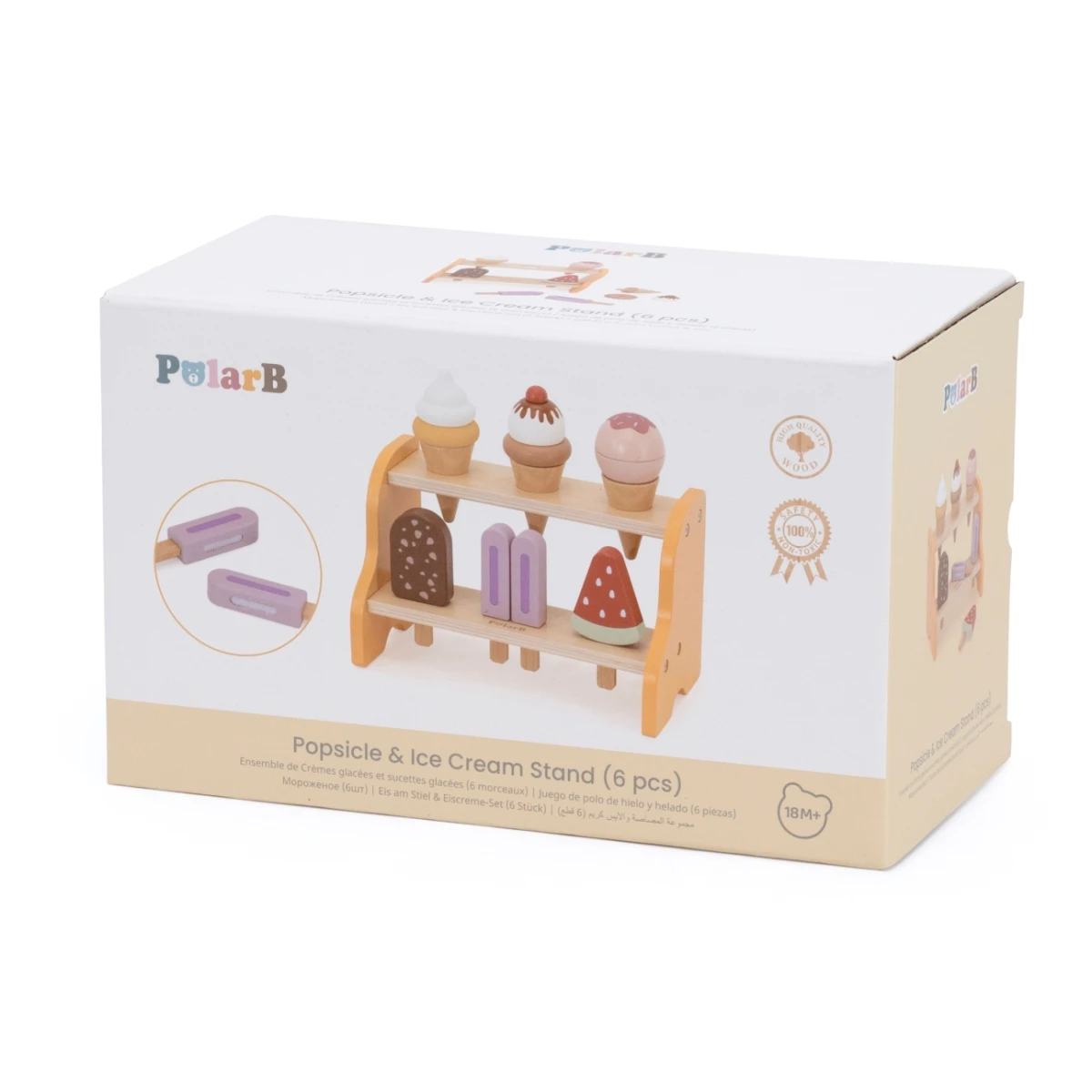 Drewniana lodziarnia PolarB Viga | Pan Piksel