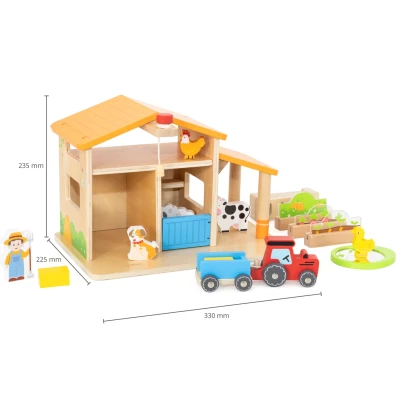 Viga 44804 Drewniana farma z akcesoriami | Pan Piksel