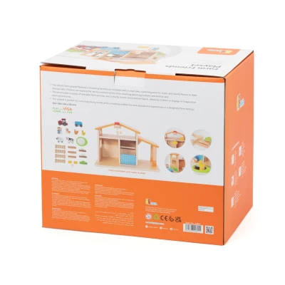Viga 44804 Drewniana farma z akcesoriami | Pan Piksel