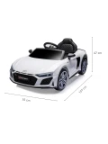 Milly Mally Pojazd na akumulator Audi R8 Spyder White | Pan Piksel