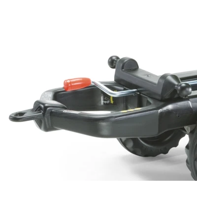 Rolly Toys 122004 Przyczepa Rolly-Mega Trailer jasno zielona żółte koła 2-osie | Pan Piksel