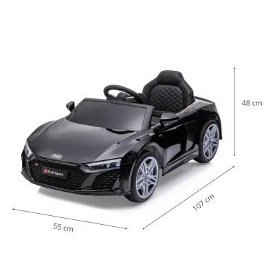 Milly Mally Pojazd na akumulator Audi R8 Spyder Black | Pan Piksel