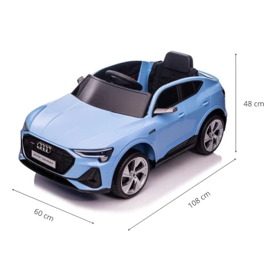 Milly Mally Pojazd na akumulator Audi E-Tron Sportback 4x4 Blue | Pan Piksel