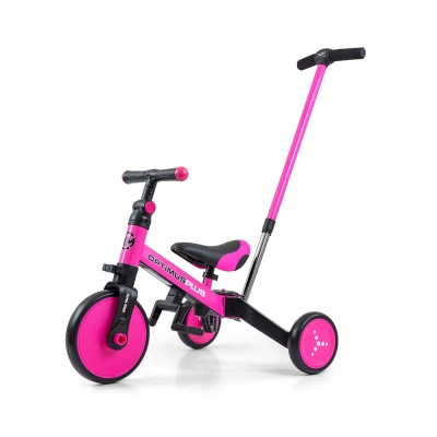 Milly Mally Rowerek 4w1 Optimus Plus Pink | Pan Piksel