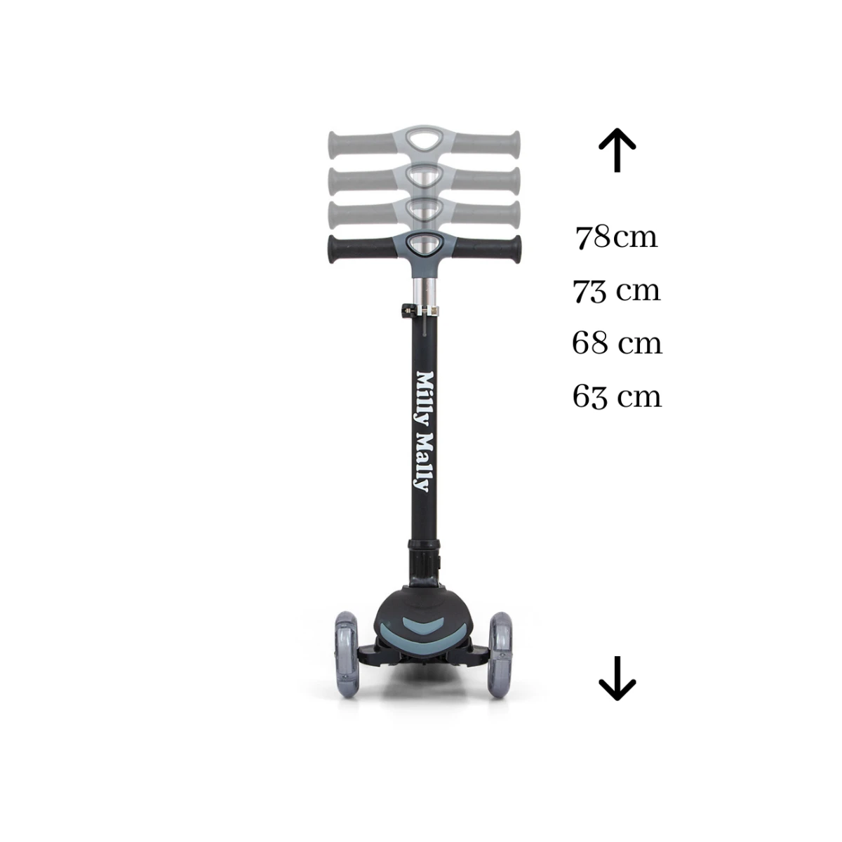 MILLY MALLY Scooter Boogie Black | Pan Piksel
