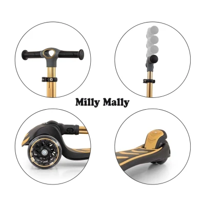 Milly Mally Scooter Boogie Golden | Pan Piksel