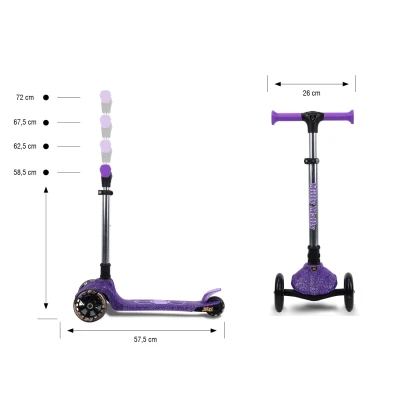 Milly Mally Scooter Jelly Violet | Pan Piksel