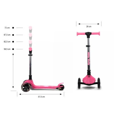 Milly Mally Scooter Jelly Pink | Pan Piksel