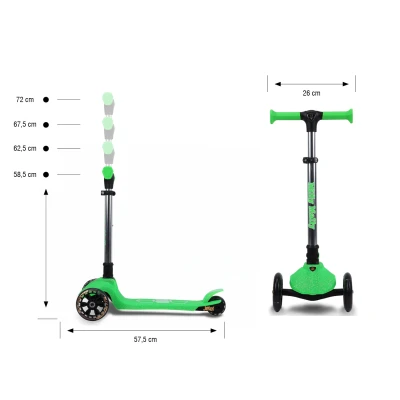 Milly Mally Scooter Jelly Green | Pan Piksel