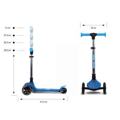 Milly Mally Scooter Jelly Blue | Pan Piksel