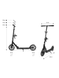 Milly Mally Scooter Ultimate Black | Pan Piksel