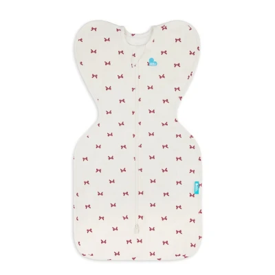 LOVE TO DREAM Otulacz Swaddle UP rozmiar S kokardki ETAP 1 bawełna TOG 1.0 | Pan Piksel
