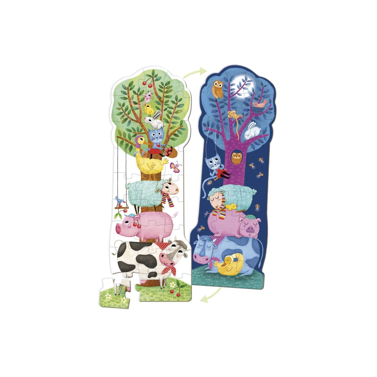 Puzzle XXL Farma dzień i noc Goula | Pan Piksel