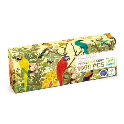 Puzzle Gallery Spokojne Ptaki 1000 el. Djeco | Pan Piksel