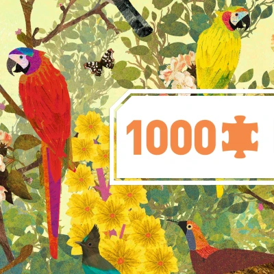Puzzle Gallery Spokojne Ptaki 1000 el. Djeco | Pan Piksel
