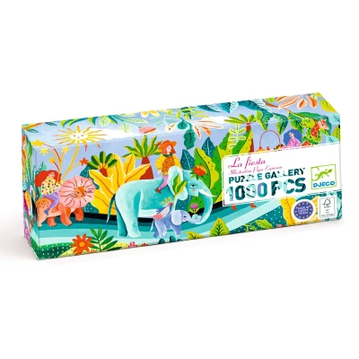 DJECO Puzzle tekturowe FIESTA 1000 elem. | Pan Piksel