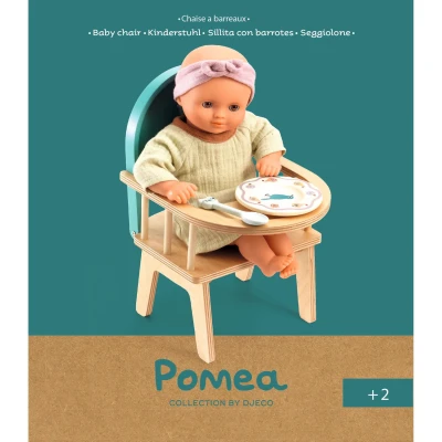 DJECO Krzesełko do karmienia KOLEKCJA POMEA | Pan Piksel