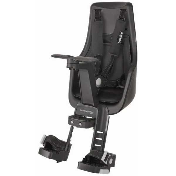 BOBIKE Fotelik row. exclusive MINI PLUS urban black | Pan Piksel