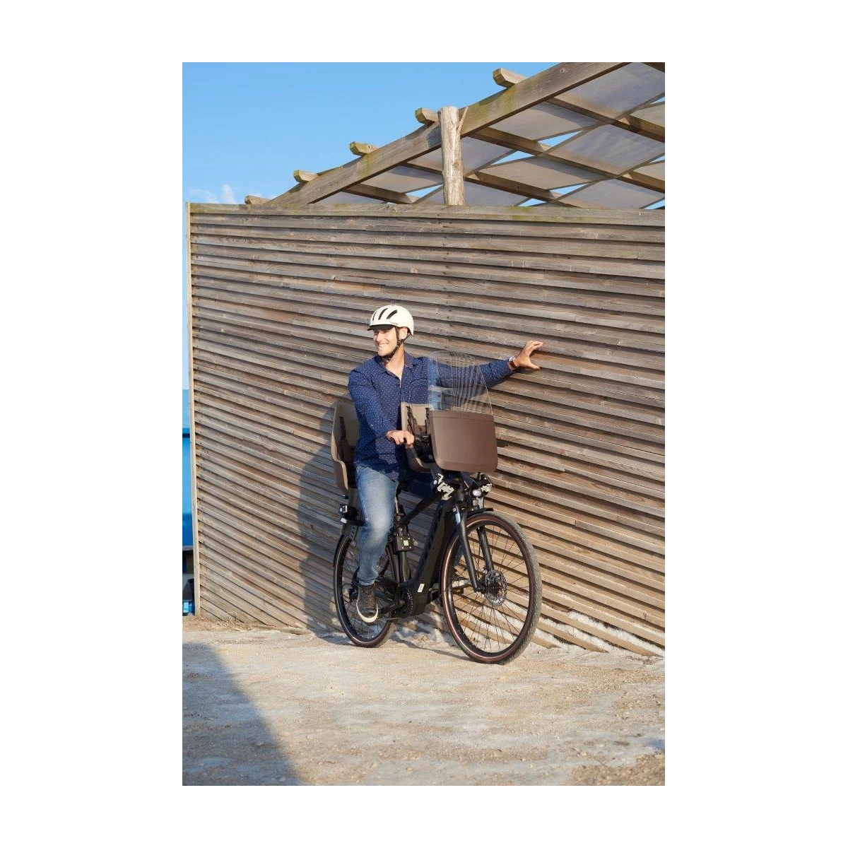 BOBIKE Fotelik row. exclusive MINI PLUS urban black | Pan Piksel