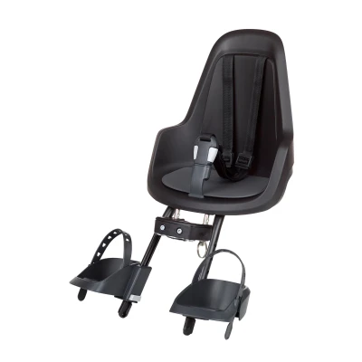 Fotelik rowerowy Go Mini czarny Bobike | Pan Piksel
