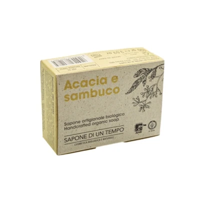 SAPONE DI UN TEMPO Organiczne mydło w kostce Akacja & Bez 100 gr - | Pan Piksel