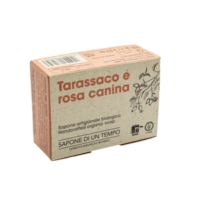 SAPONE DI UN TEMPO Organiczne mydło w kostce Mniszek & Dzika róża 100 gr - | Pan Piksel