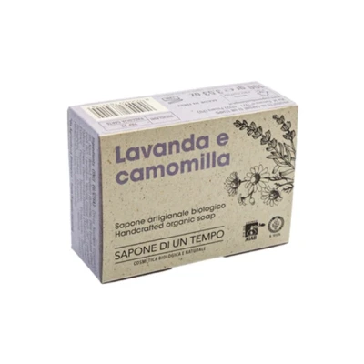 SAPONE DI UN TEMPO Organiczne mydło w kostce Lawenda & Rumianek 100 gr - | Pan Piksel