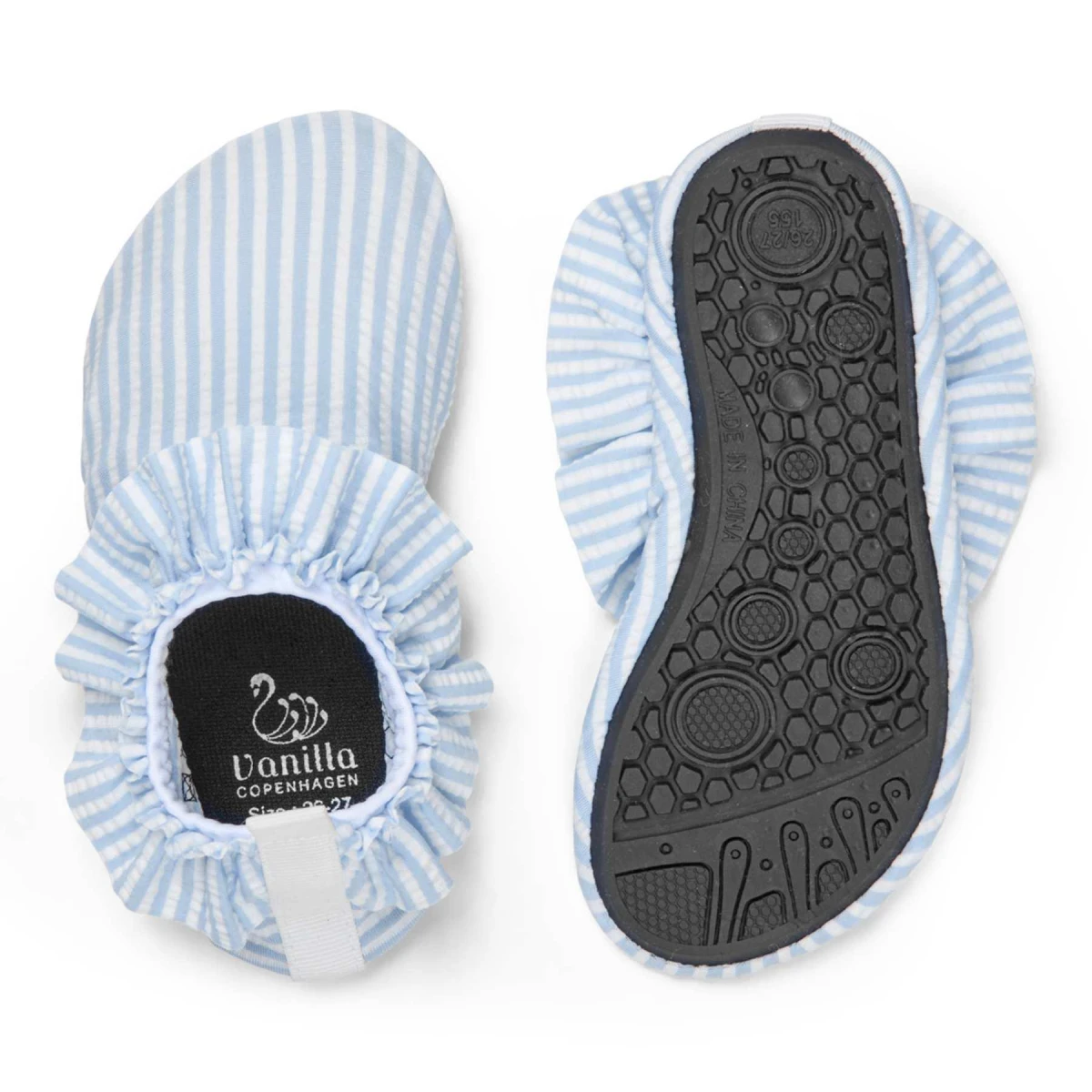 VANILLA COPENHAGEN Buty do plywania UV Frill blue seersucker 24/25 | Pan Piksel