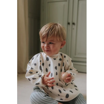 Elodie Details Śliniak z długim rękawem dalmatian dots grande | Pan Piksel