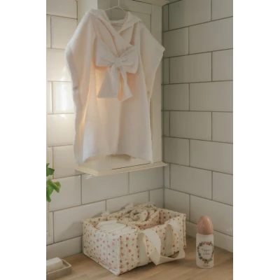 Elodie Details Poncho kąpielowe creamy white | Pan Piksel