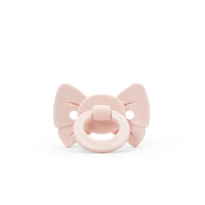 Elodie Details smoczek silikonowy Binky Bow 0-6 m misty pink | Pan Piksel