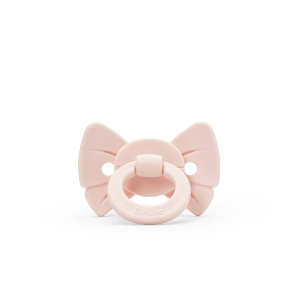 Elodie Details smoczek silikonowy Binky Bow 0-6 m misty pink | Pan Piksel