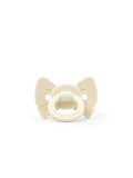Elodie Details smoczek silikonowy Binky Bow 0-6m oat white | Pan Piksel