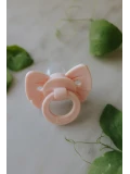 Elodie Details smoczek silikonowy Binky Bow 0-6 m misty pink | Pan Piksel