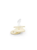 Elodie Details smoczek silikonowy Binky Bow 0-6m oat white | Pan Piksel