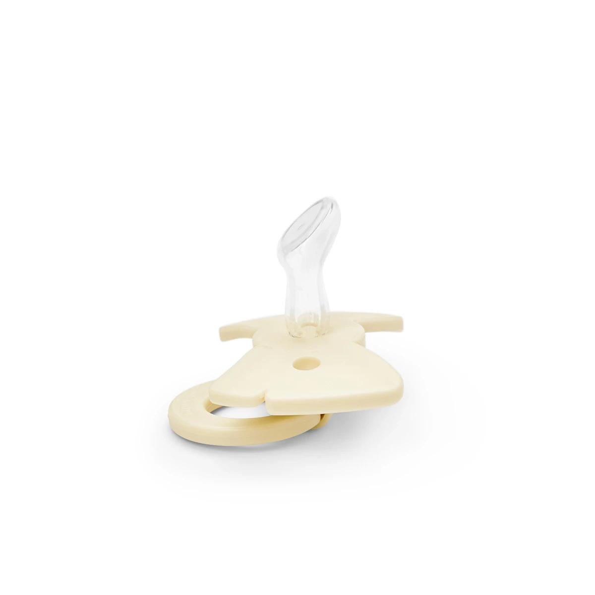 Elodie Details smoczek silikonowy Binky Bow 0-6m oat white | Pan Piksel