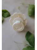 Elodie Details smoczek lateksowy Binky Bloom 3 m+ valinna white | Pan Piksel