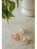 Elodie Details smoczek lateksowy Binky Bloom 3 m+ valinna white | Pan Piksel
