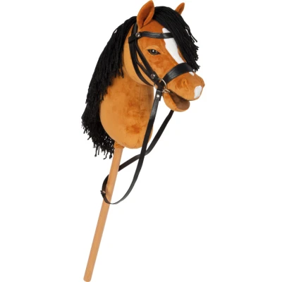 SMALL FOOT Koń na kiju Melody brązowy Hobby Horse | Pan Piksel