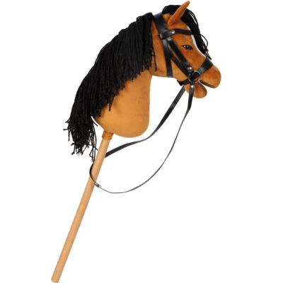 SMALL FOOT Koń na kiju Melody brązowy Hobby Horse | Pan Piksel