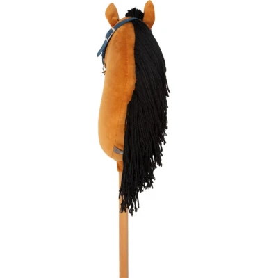 SMALL FOOT Koń na kiju Melody brązowy Hobby Horse | Pan Piksel