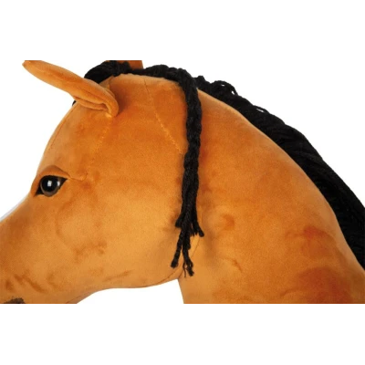 SMALL FOOT Koń na kiju Melody brązowy Hobby Horse | Pan Piksel
