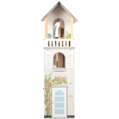 SMALL FOOT Drewniany domek dla lalek willa XL z wyposażeniem | Pan Piksel