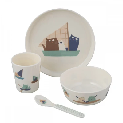 MAISON PETIT JOUR Gift Box 4 el. Żeglujące Kotki | Pan Piksel
