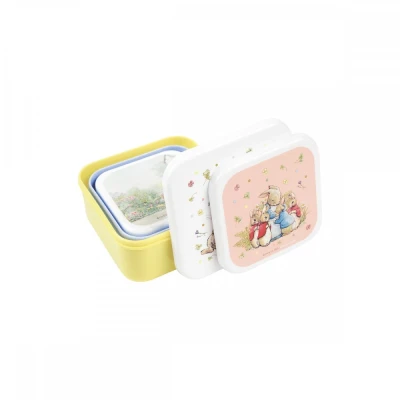 PETIT JOUR PARIS Lunch Box 3 szt/kpl Królik Piotruś | Pan Piksel