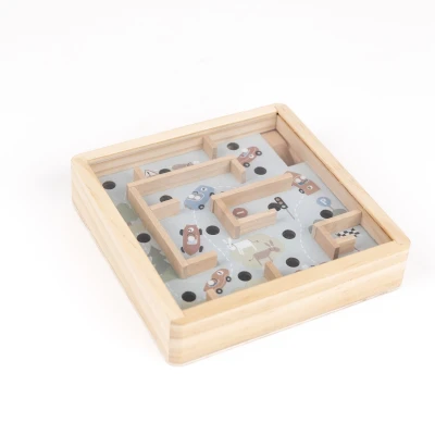 EGMONT TOYS Gra drewniana mini labirynt z kulką | Pan Piksel