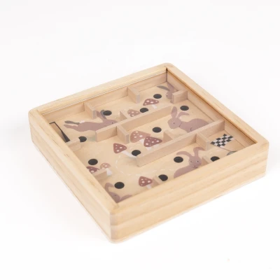 EGMONT TOYS Gra drewniana mini labirynt z kulką | Pan Piksel