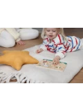 MICKI Drewniana układanka puzzle z uchwytami Hello Kitty sorter kształtów zabawka | Pan Piksel