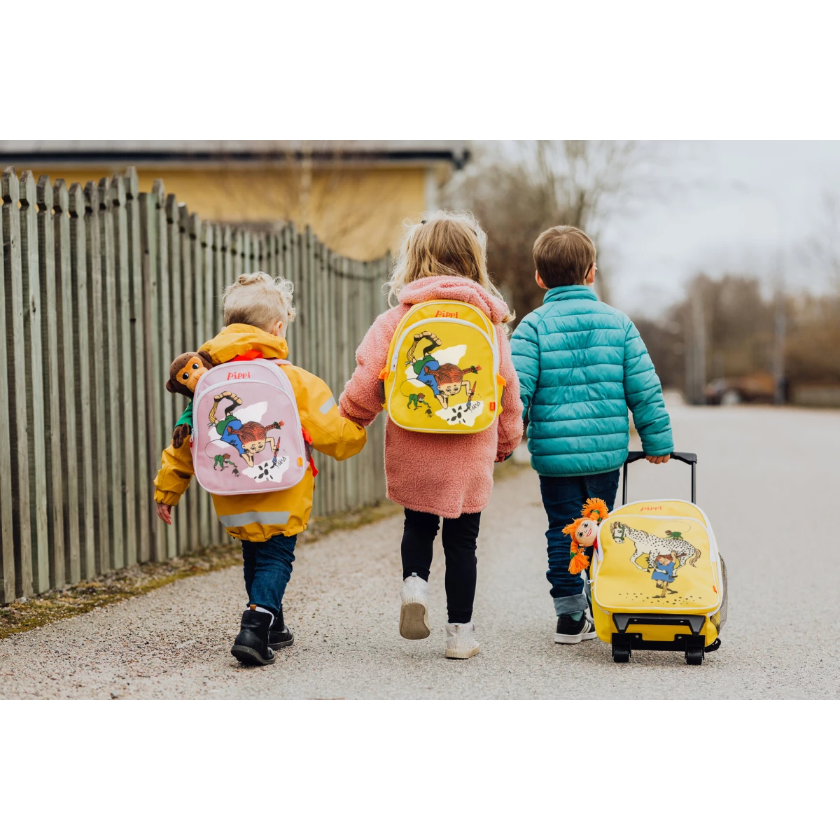 MICKI Plecak dla dzieci różowy akcesoria zabawka dla przedszkolaka wyprawka Pippi | Pan Piksel